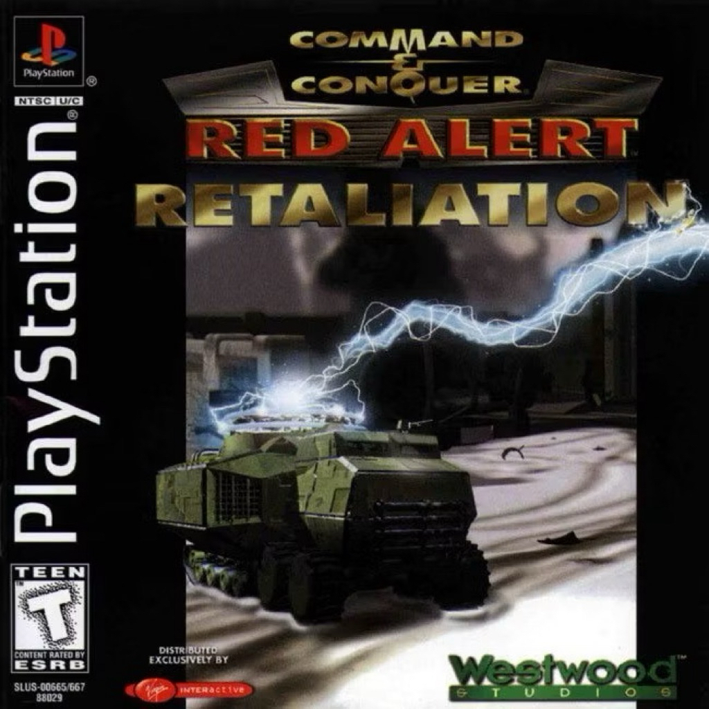 แผ่นเกมส์Ps1 - Command & Conquer: Red Alert ( 2 แผ่น )