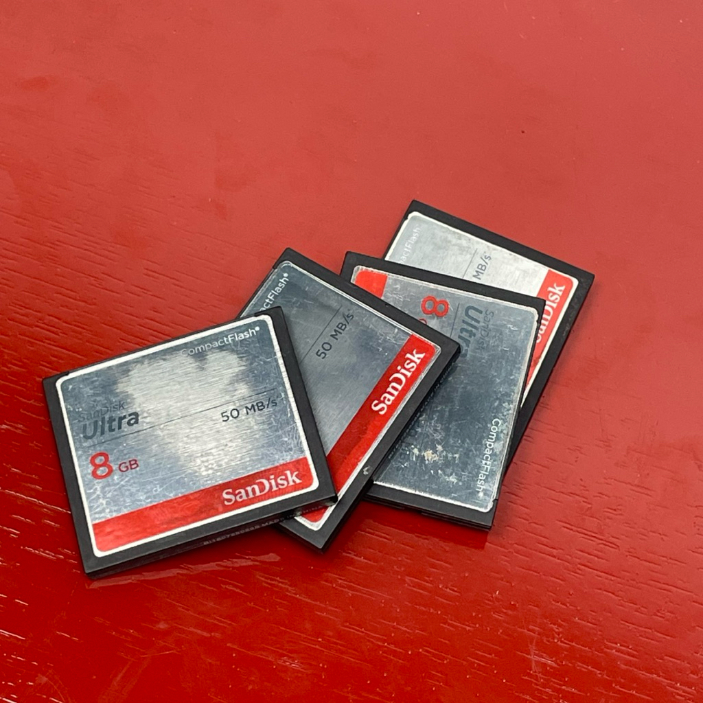 cf card sandisk ultra 8 GB ของแท้มือสอง ทดสอบแล้วใช้งานได้ปกติครับ สำหรับกล้องเก่า สต๊อกไทยพร้อมส่งส