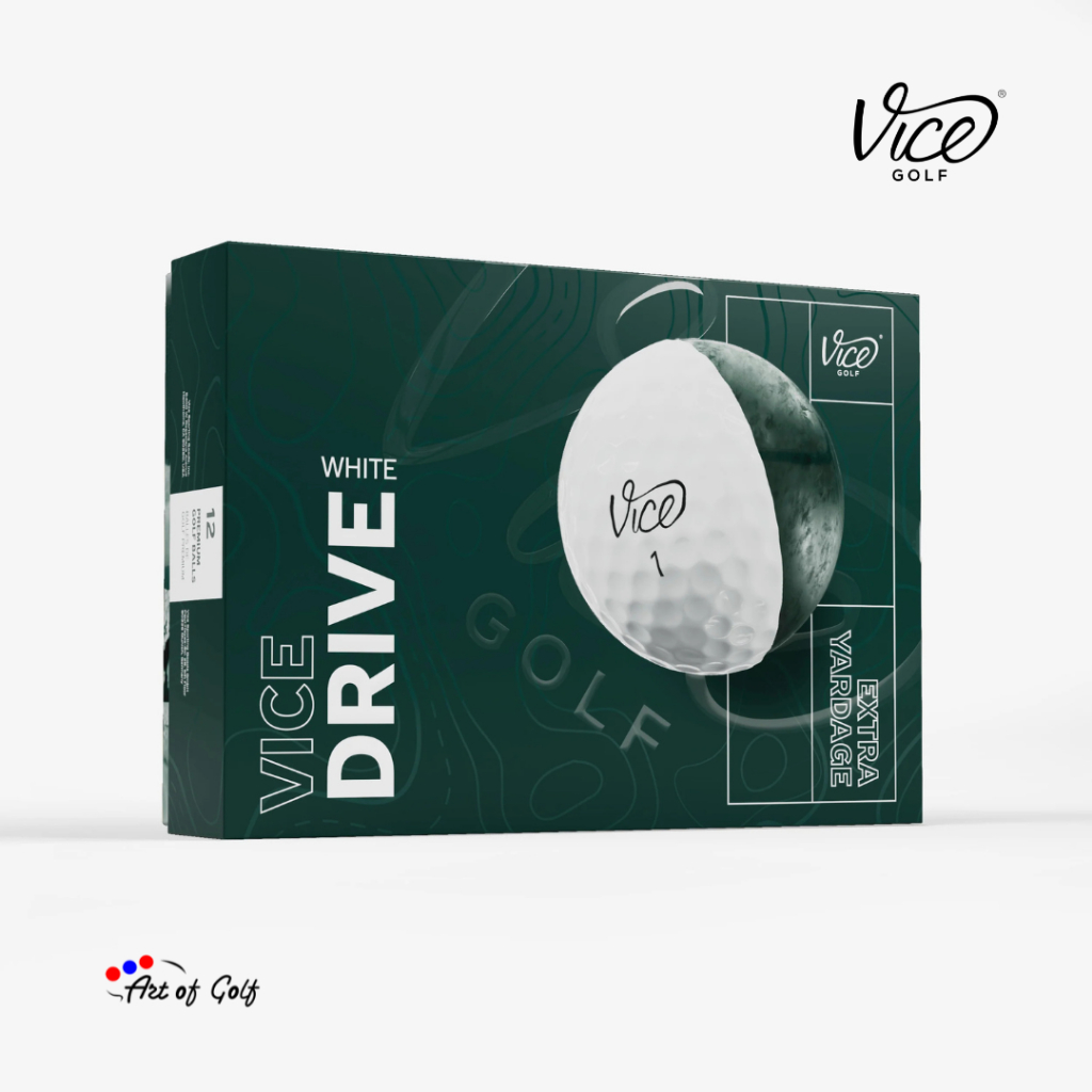 ลูกกอล์ฟ Vice Golf - รุ่น Drive (White)