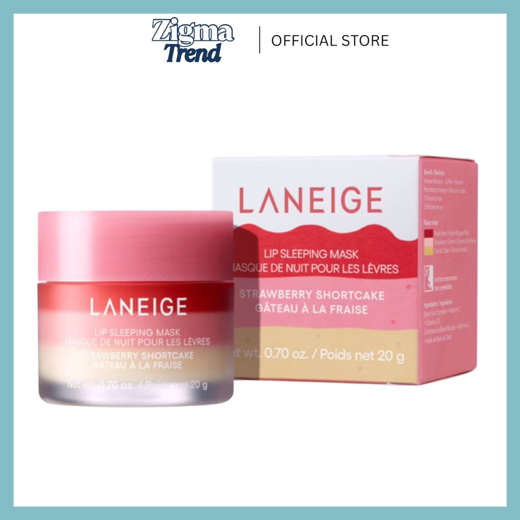 New! Laneige Lip Sleeping Mask 20 g กลิ่น Strawberry Shortcake