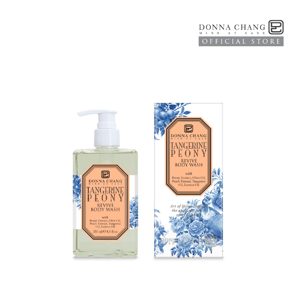 DONNA CHANG Tangerine Peony Revive Body Wash 250 ml ดอนน่า แชง แทงเจอรีนพีโอนีรีไวว์ บอดี้วอช ผลิตภัณฑ์ทำความสะอาดผิวกาย