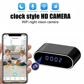 นาฬิกากล้อง ขนาดเล็ก Full HD 1080P ไร้สาย Wifi ควบคุม IR วิสัยทัศน์กลางคืน DVR กล้องวิดีโอ การเฝ้าระวังที่บ้าน มอนิเตอร์