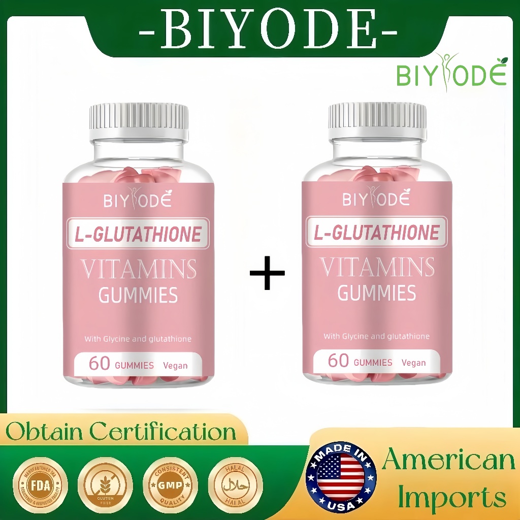 BIYODE L-GLUTATHIONE GUMMIES Whitening supplements ไวท์เทนนิ่ง, อาหารเสริมคอลลาเจน, ลดริ้วรอย