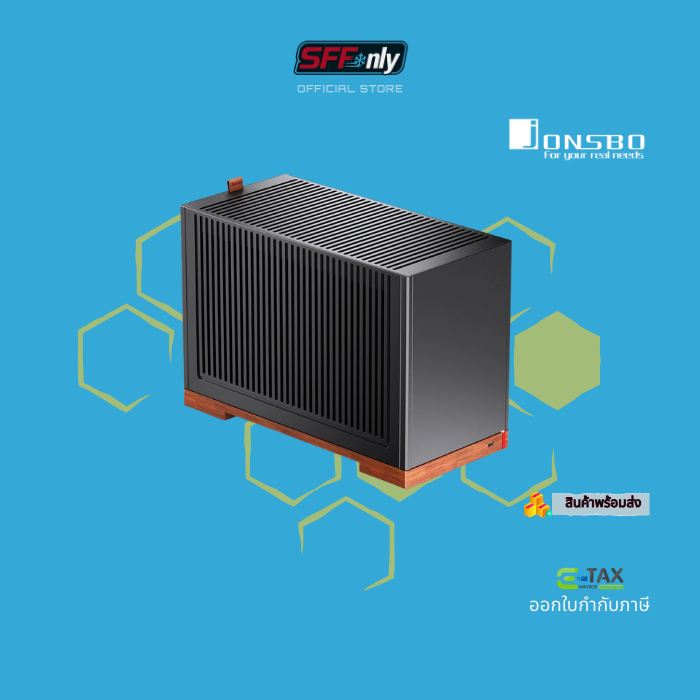 Jonsbo T9 Mini ITX CASE PCIE 5.0 Black (สินค้าพร้อมส่ง)
