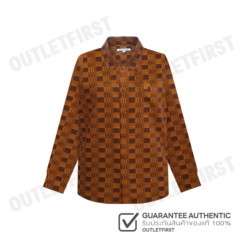 GUY LAROCHE รุ่น MAN'S LONG SLEEVES SHIRT CODE: BAB9203W3BR เสื้อเชิ้ต เสื้อแขนยาว เสื้อผู้ชาย