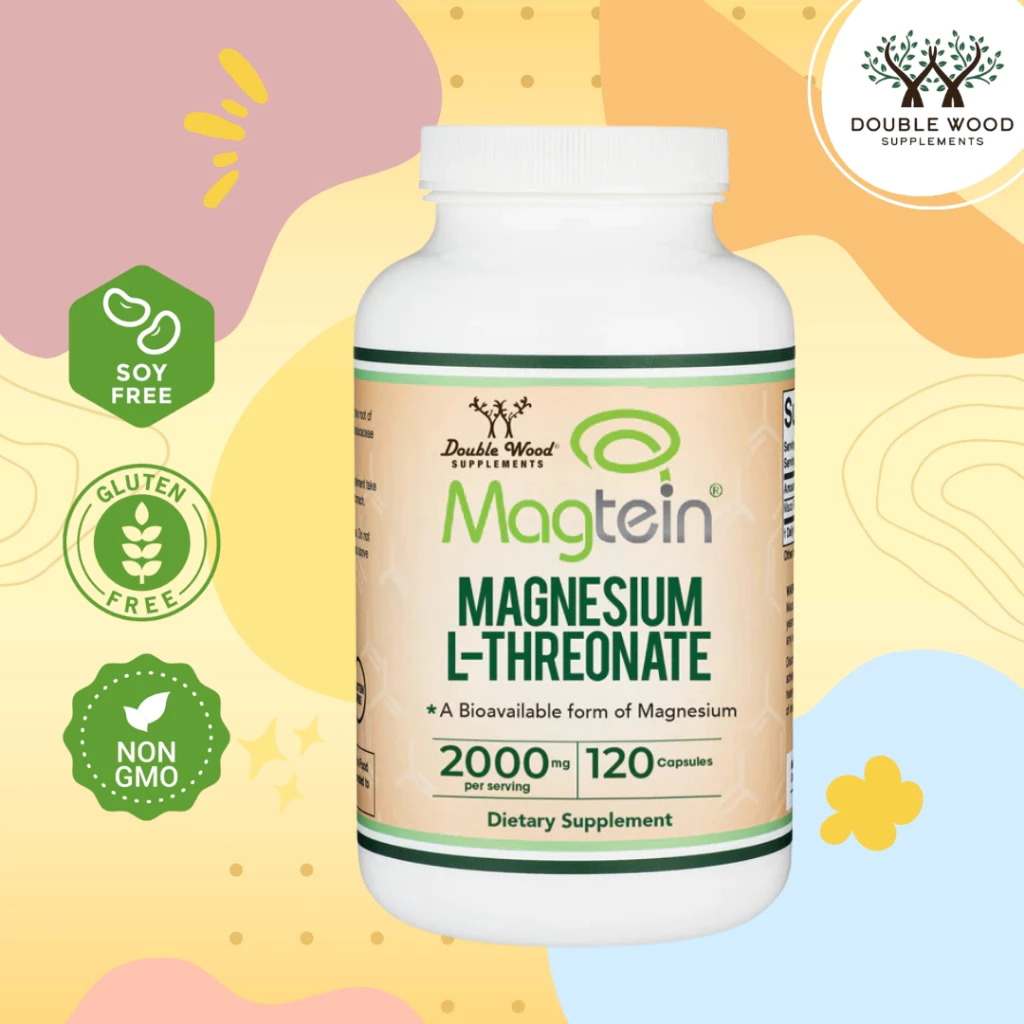 Magnesium L-Threonate by DoubleWood 🌺ช่วยเรื่องการรับรู้ ความจำ ข่วยเรื่องการนอนหลับ🌺