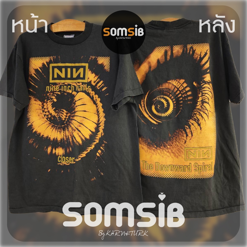 เสื้อ ผ้าเฟด NIN - ดวงตา ตะขาบ