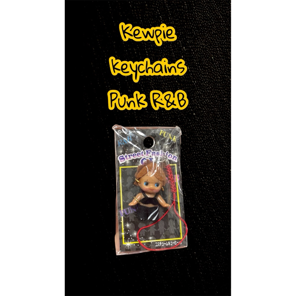 พวงกุญเเจเด็กคิวพี Kewpie keychain punk rock Rare 📌พร้อมส่ง 📌สินค้านำเข้าจากญี่ปุ่น