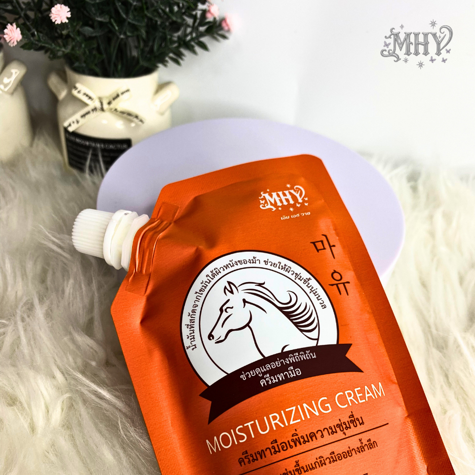 ครีมทามือเท้าทำไห้นุ่มไม่หยาบกร้านกลิ่นหอมมาไหม่มี  อย  MHY333 - รูปที่ 3