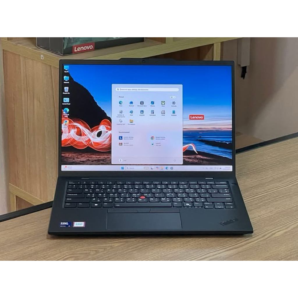 Lenovo ThinkPad T14s Gen 5 Ultra 5-125U SSD512GB RAM16GB Win 11 Pro คีย์ไฟ เครื่องมือสองประกันศูนย์ย
