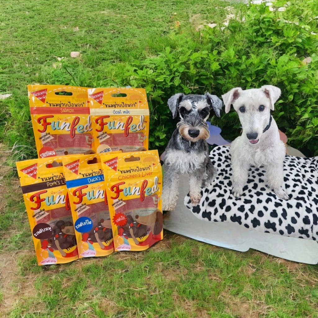 ขนมป้อนยาน้องหมาน้องแมวFunfed
