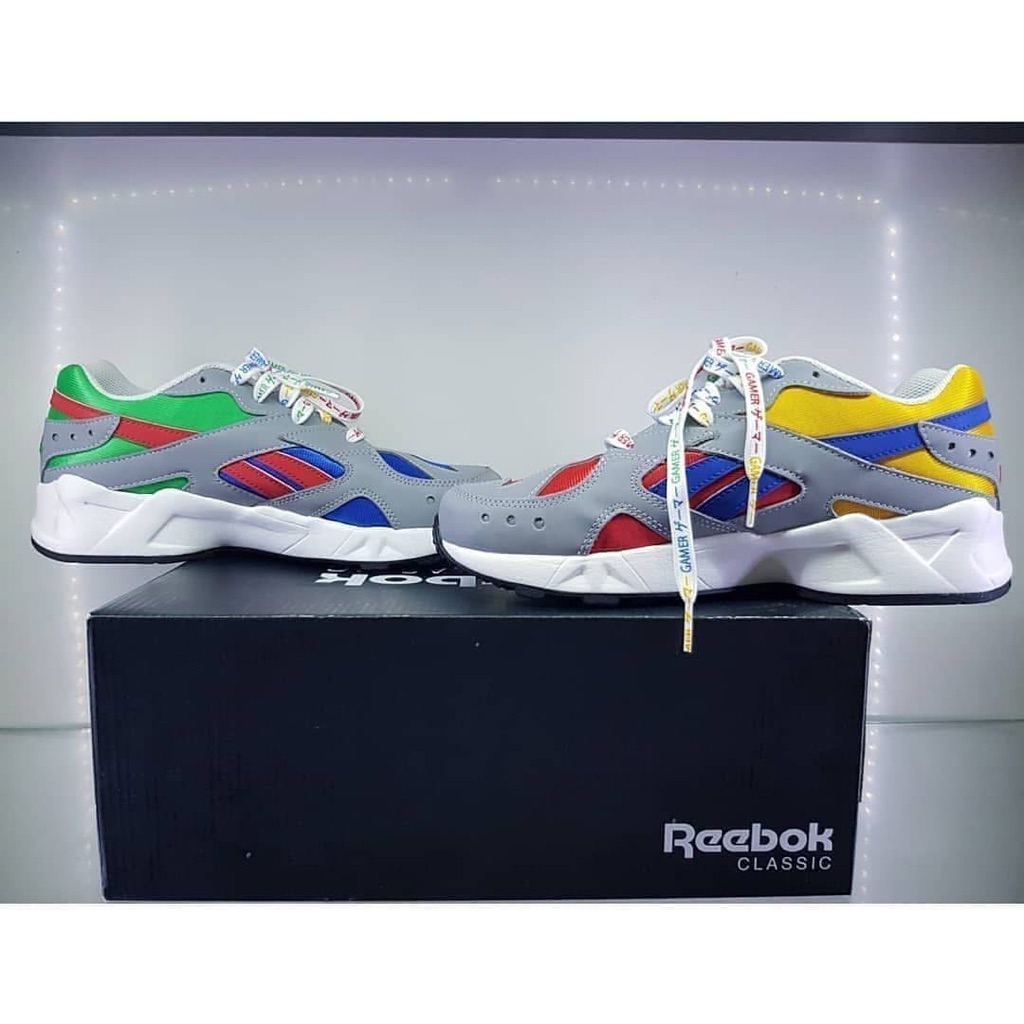 🔥🎮🔥Reebok x Billy's Japan - Classic Aztrek MultiColor Reflect Shoes (Size: US6.5/EU38.5) Condition: 