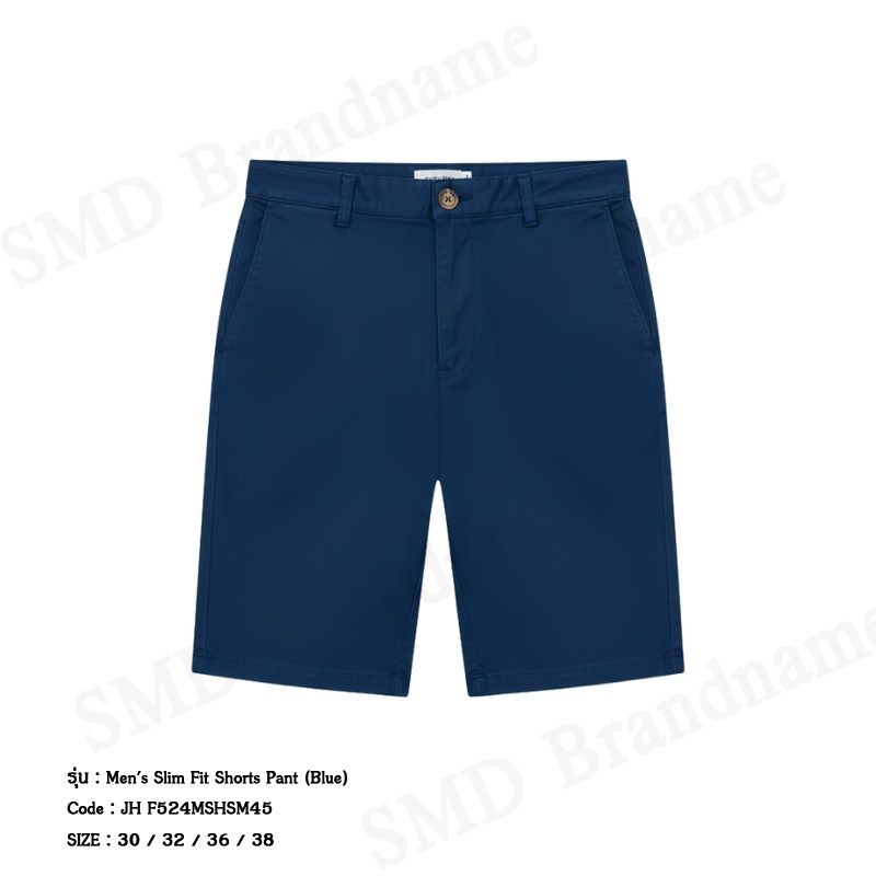 John Henry กางเกงขาสั้นผู้ชาย รุ่น Men’s Slim Fit Shorts Pant (Blue) Code: JH F524MSHSM45