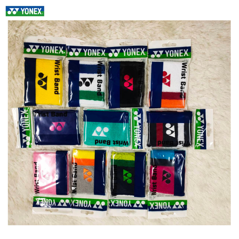 YONEX  ผ้ารัดข้อมือ ช่วยดูดชับเหงื่อขณะออกกำลังกาย  ฟิตเนส พร้อมส่งจากไทย