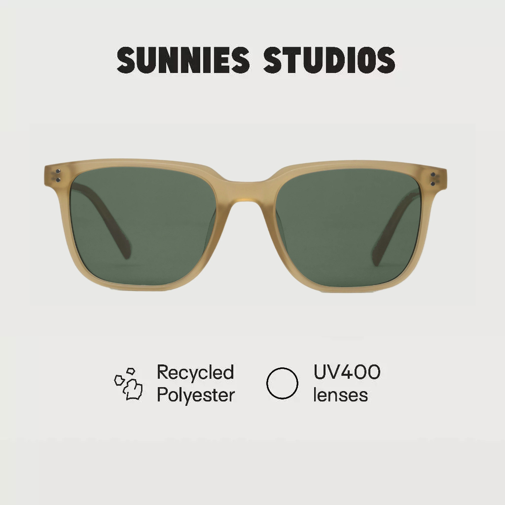 Sunnies Studios Harry (แว่นกันแดดทรงเหลี่ยม สำหรับยูนิเซ็กส์) ราคาถูก Shopee Lazada
