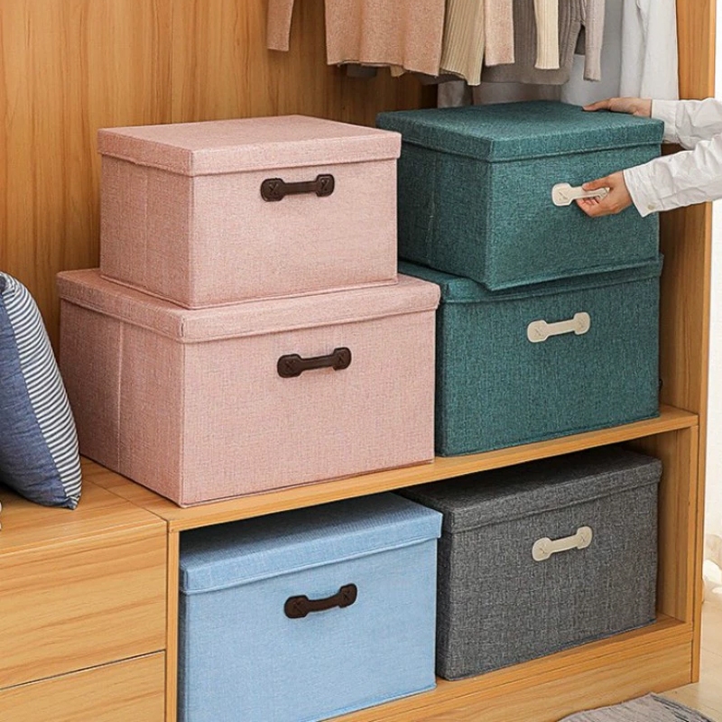 กล่องพับได้  ขนาด ใหญ่พิเศษ กล่องพับอเนกประสงค์ มีฝาปิด กล่องใส่ของเก็บของ ใส่เสื้อผ้า ใส่เอกสาร storage box