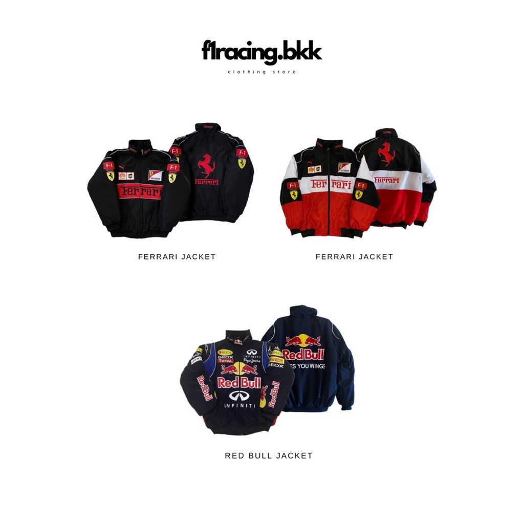 F1เสื้อเเจ็คเก็ต Racing Jacket Vtg.🏁🏎️