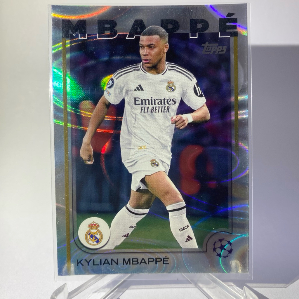 การ์ดนักฟุตบอล KYLIAN MBAPPE, REAL MADRID, TOPPS 2025