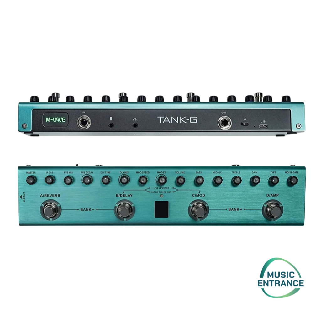 M-VAVE Tank-G มัลติเอฟเฟค M VAVE Tank G Guitar Multi Effect เอฟเฟคเตอร์ กีตาร์ แบบพกพา