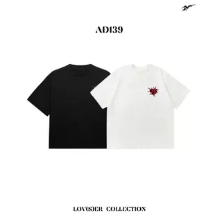 (🔥จัดส่งด่วน 1-3 วัน!) 22wrldwidee รวมเสื้อยืดครอปทรง Boxy LOV(S)ER ลายสกรีนแน่นๆ (AD133-AD139)