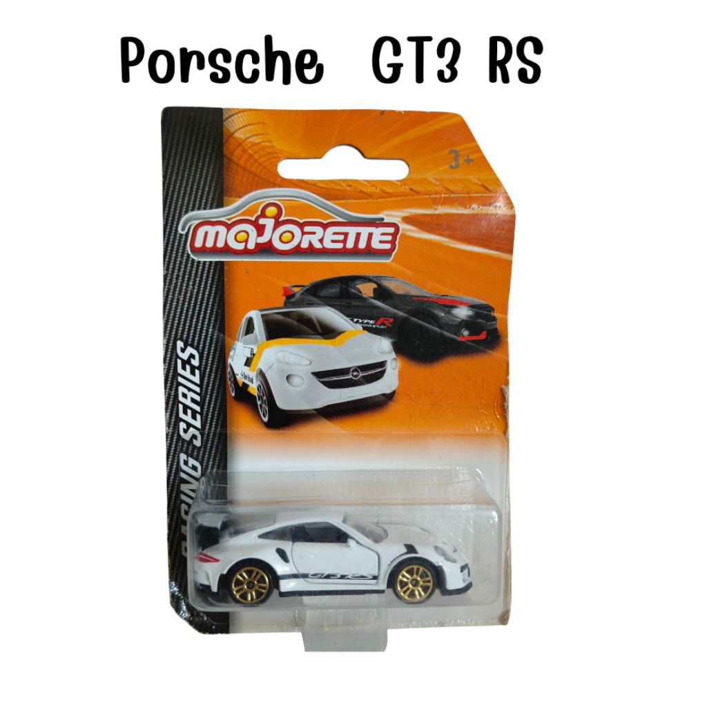 โมเดลรถ Racing Porsche GT3 RS - Majorette เปิดประตูได้