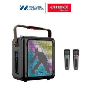 [ผ่อน 0%] AIWA AW-B880K Karaoke Bluetooth Speaker ลำโพงบลูทู…