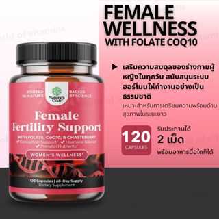 Nature’s Craft Female Wellness Support with Folate CoQ10 Cha…