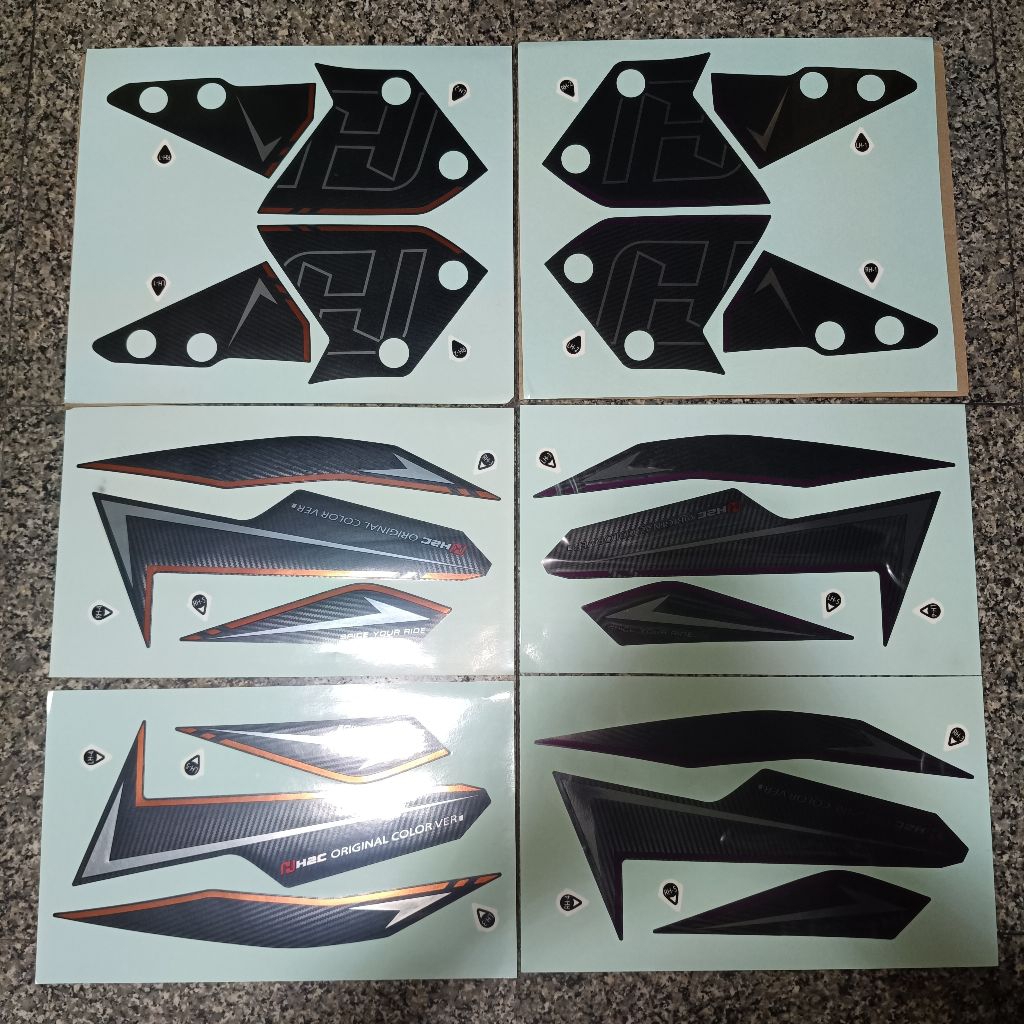 ชุดสติ๊กเกอร์ H2C MSX125SF ลายคาร์บอน (ของใหม่ )