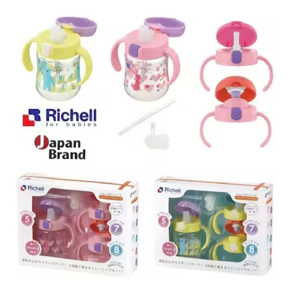 "โค้ด  NEWYDQC" Richell ชุดถ้วยรุ่น TLI 3 Step