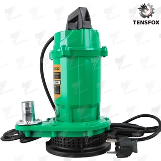 Tensfox ปั๊มแช่ 1 นิ้ว ปั๊มน้ำ ปั๊มแช่ไฟฟ้า ปั๊มจุ่ม 0.5HP 450W มอเตอร์ทองแดงแท้ 100% สายไฟ 3 เมตร Submersible Pump