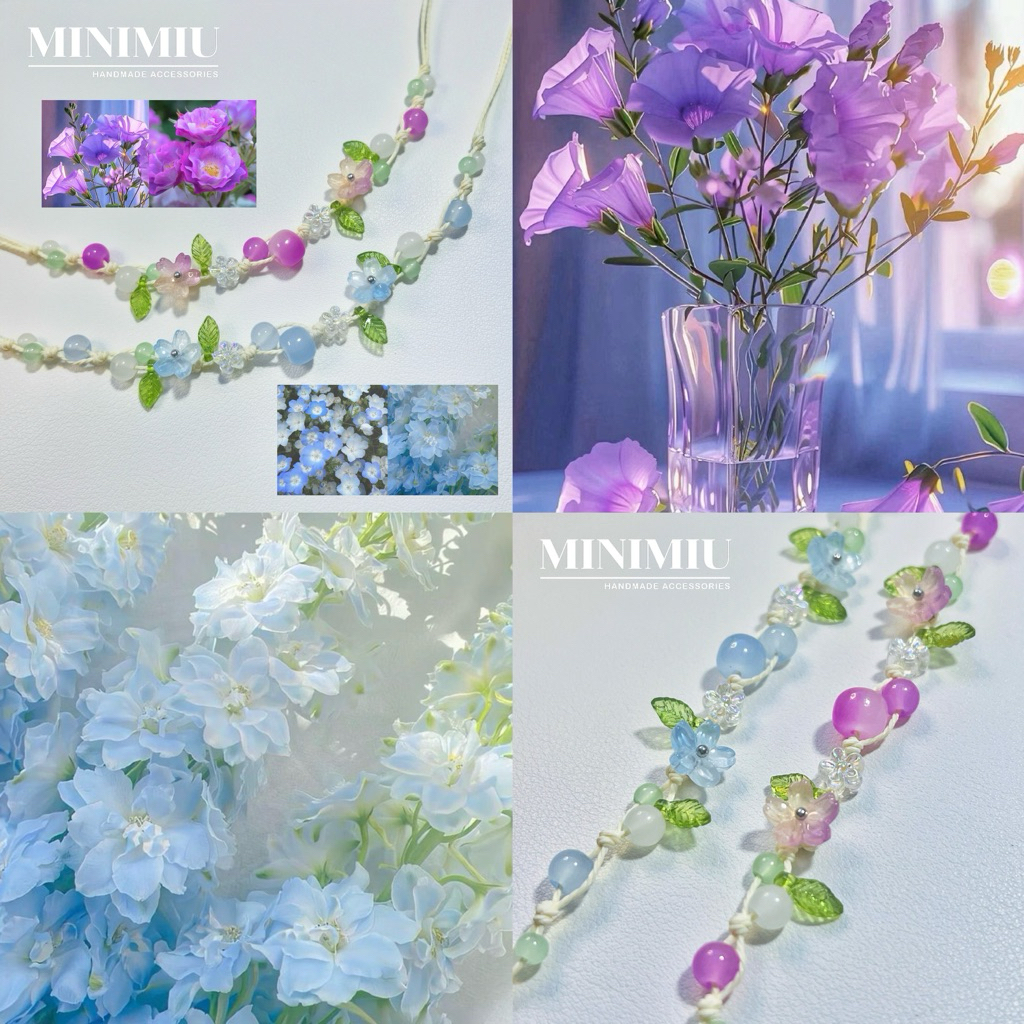 Morning Dew Cord Bracelet : กำไลเชือกดอกไม้