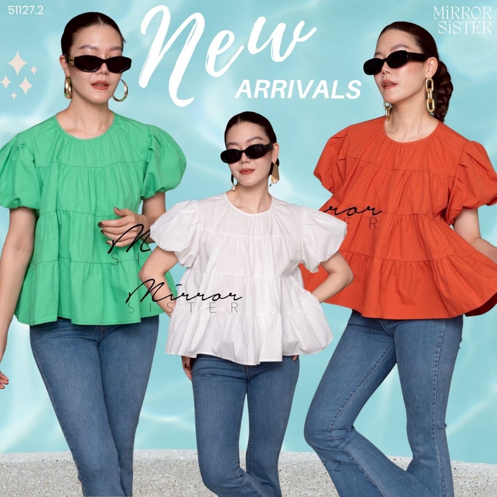 •MiRROR SiSTER‘s ORENLa A-LooSE BLoUSE••