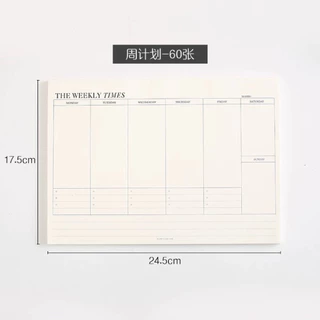 📝Planner แพลนเนอร์รายเดือน/สัปดาห์ | จัดส่งทันที 🚛