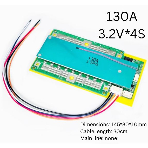 BMS 130A 3.2V 4S สำหรับสตาร์ทรถยนต์/มอเตอร์ไซค์ LiFePO4