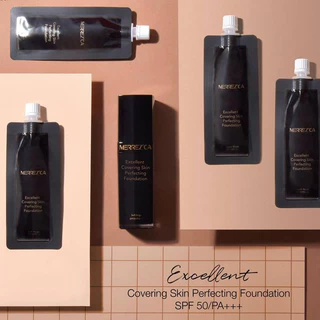 [กล่อง x6ซอง] เมอร์เรซกา Merrezca Skin Up Liquid Foundation, Skin Lighter Glow, Skin Base, Light up
