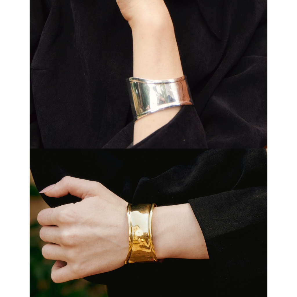 Adornment Club - Clay bracelet (gold/silver) กำไลข้อมือ l nickel free, waterproof, long-lasting