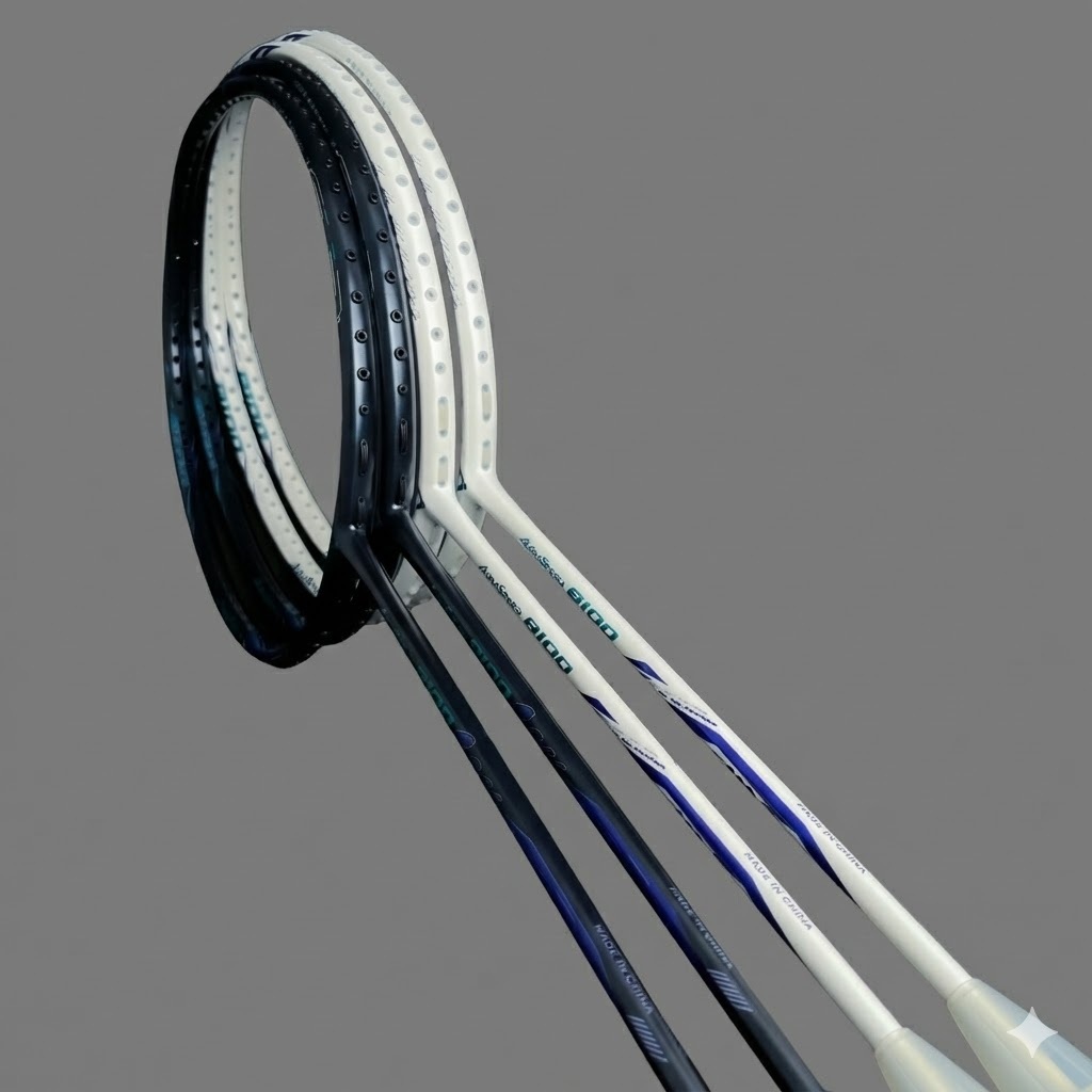 ไม้แบดมินตัน VICTOR AURASPEED 9100/8100 5U  (ประกันศูนย์ไทย แถมเอ็นVICTOR  กริป ซอง)