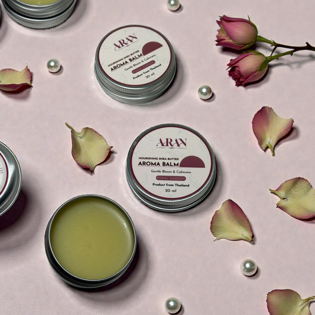 ARAN Aroma Balm บาล์ม อโรม่า (สินค้าใหม่) ของขวัญพรีเมี่ยม ของขวัญปีใหม่ ใช้ดมใช้ทา (ตลับเดี่ยว)