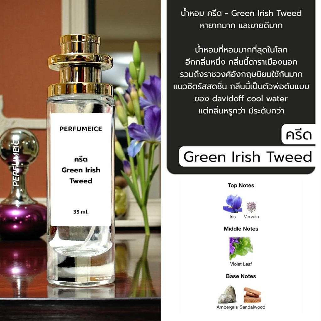 น้ำหอม ครีด - Green iris tweed