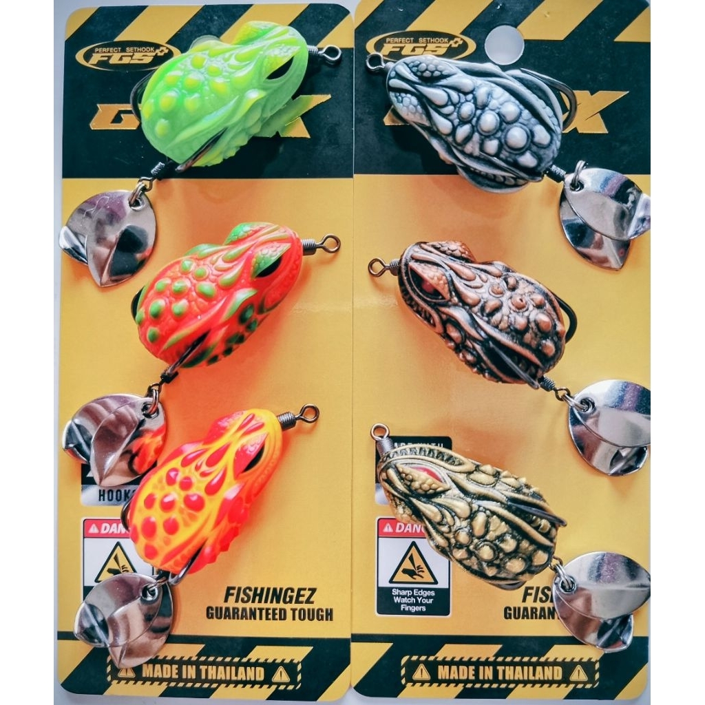 เหยื่อตกปลา กบยาง GEN-X by FISHIGEZ