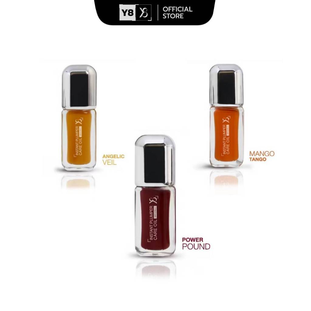 [ ขายดีทั้ง 3 สี ] Y8 ลิปออยล์ พลัมเปอร์ แคร์ SPF15 PA++ลิปที่ทำให้ดูน่ารักขั้น ริมฝีปากฉ่ำ สุขภาพดี