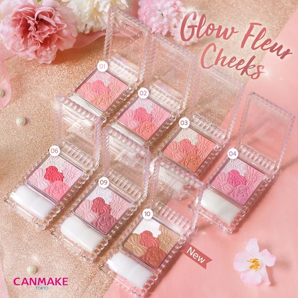 CANMAKE Glow Fleur Cheeks บลัชออนเนื้อฝุ่น thumbnail 4