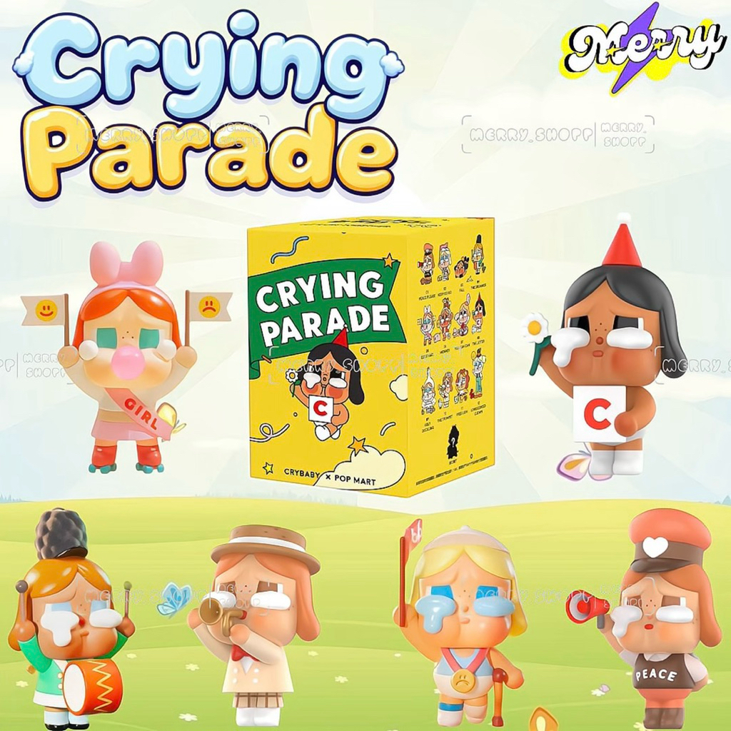 🌟พร้อมส่ง🌟CRYBABY crying parade Series เช็คการ์ดและจุ่มใหม่