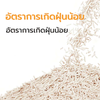 Petus ทรายแมวเต้าหู้ 3.8L/7L ทรายแมว Tofu Cat Litter ดับกลิ่น ดูดซับดี ฝุ่นน้อย ทิ้งชักโครกได้