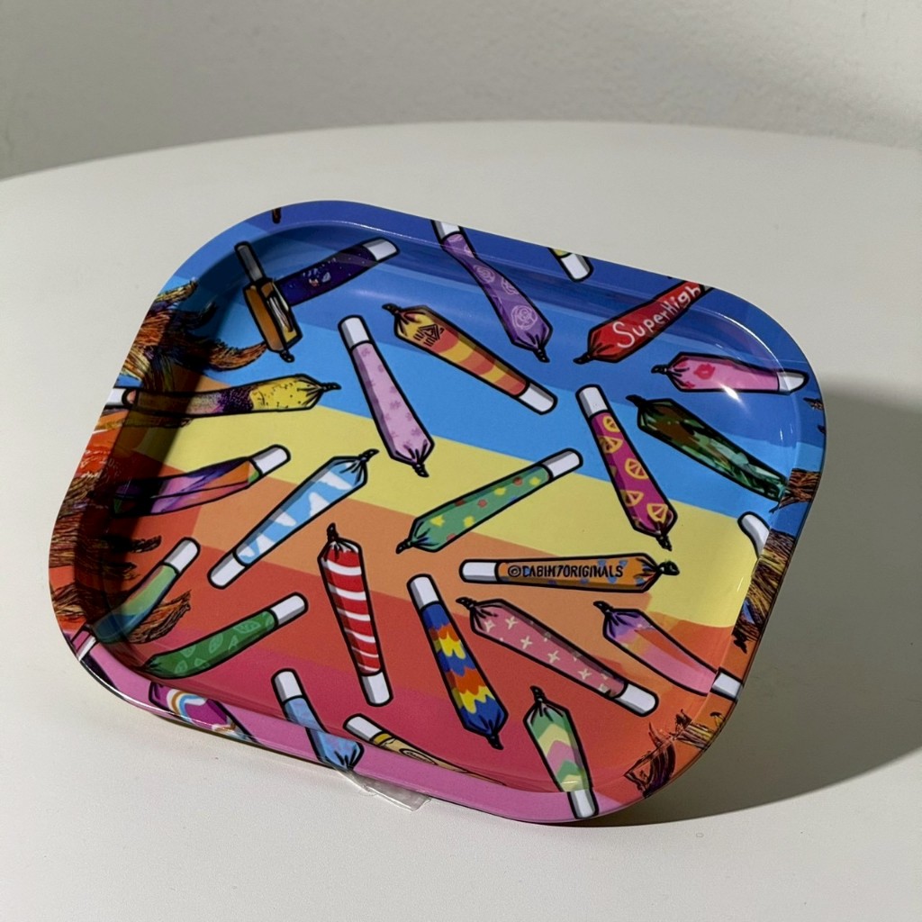 [ร้านไทย] ถาดเหล็กสกรีนลาย ขนาด14x18Cm มีของในไทยส่งด่วน - รูปที่ 4