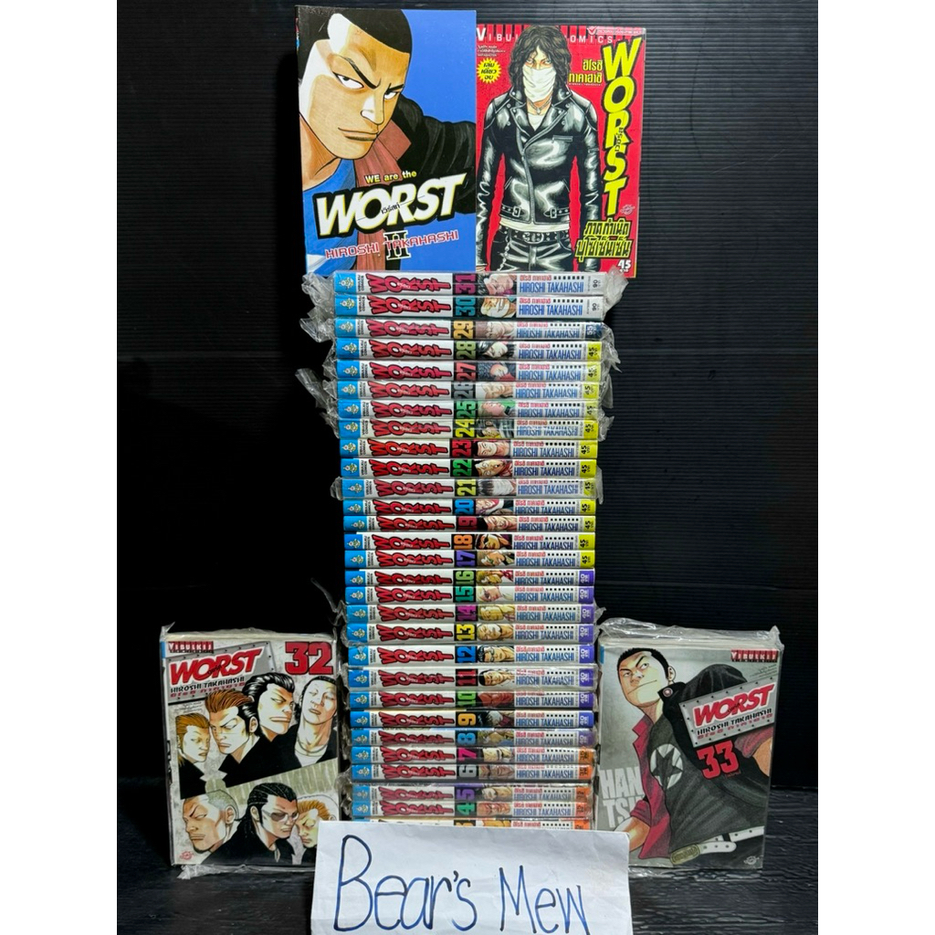 [พร้อมส่ง] WORST 1-33เล่มครบจบ + ภาคกำเนิดบุโซเซ็นเซ็น เรียกเขาว่าอีกา ภาค2 💯สภาพมือ1+สะสม💯 หนังสือก