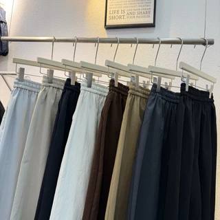 Gang_jeans#9379(K)พร้อมส่ง กางเกงขายาว ผ้ายีนส์ฟอกแต่งปลายระบาย ฟรีไซส์