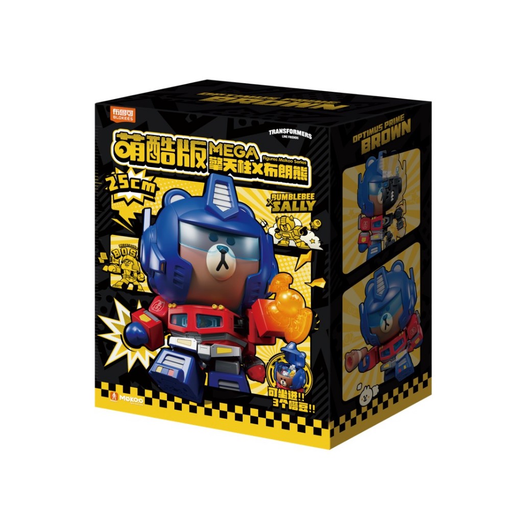 (พร้อมส่ง) Blokees | Transformers 73517 - Mokoo MEGA - Line Friends x Transformers Optimus Prime