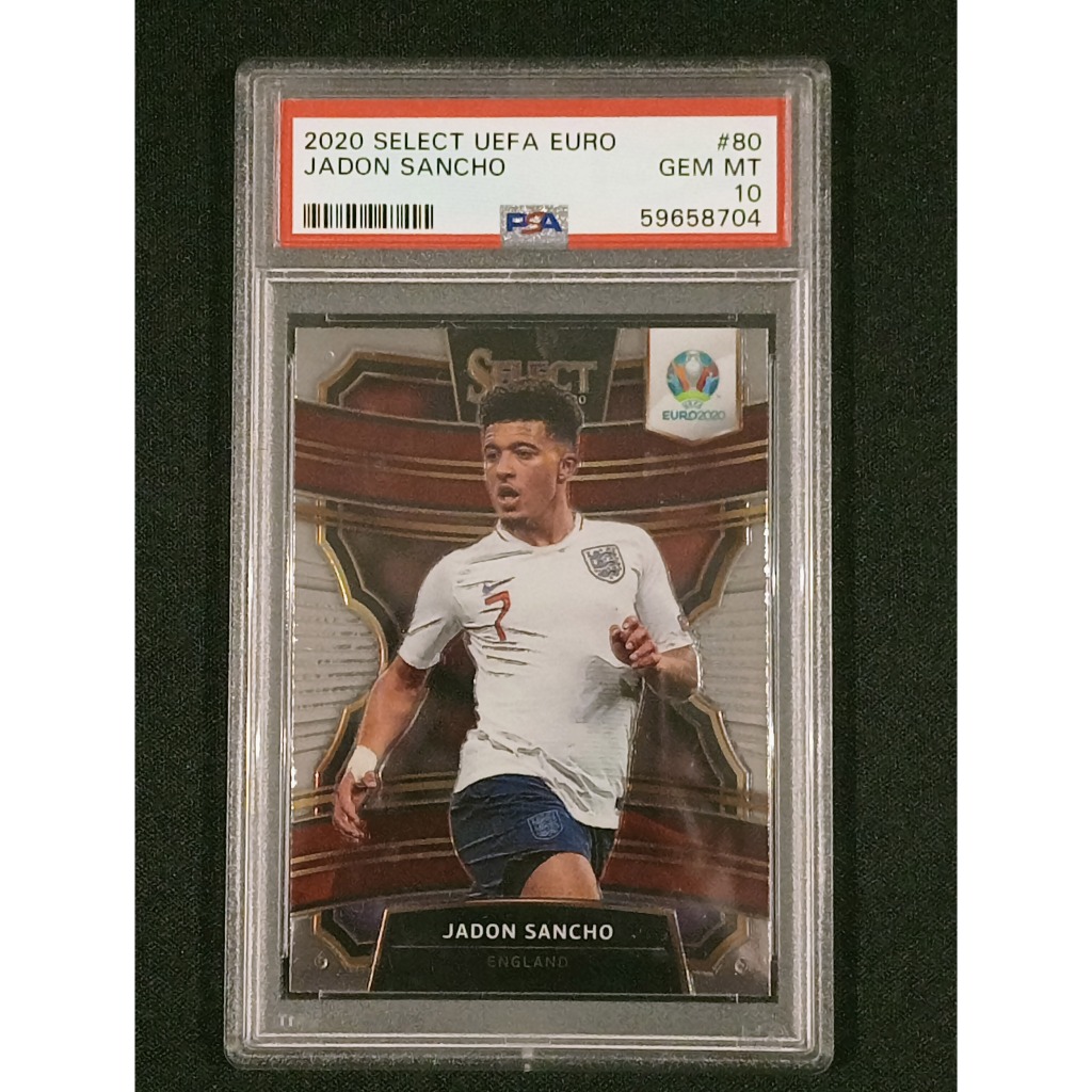 Jadon Sancho 2020 Select Uefa Euro #80 PSA 10