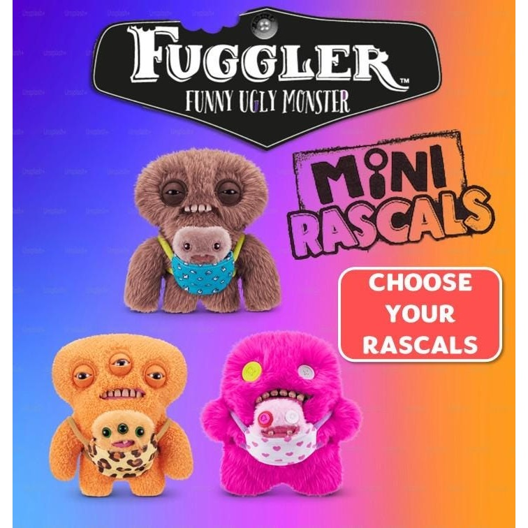 ของแท้ พร้อมส่ง🌟 Fuggler Mini Rascals